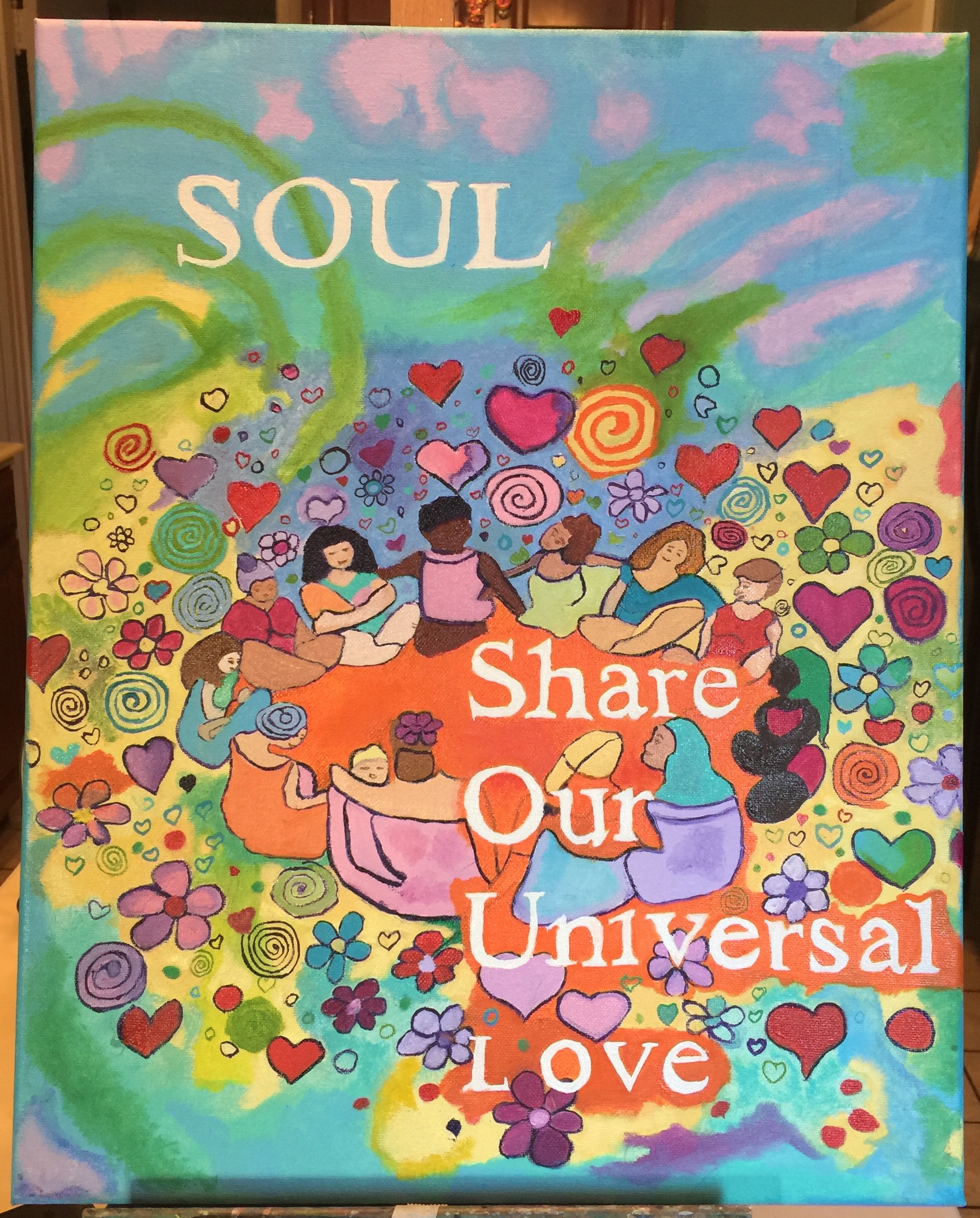 Summer Solstice painting 2017